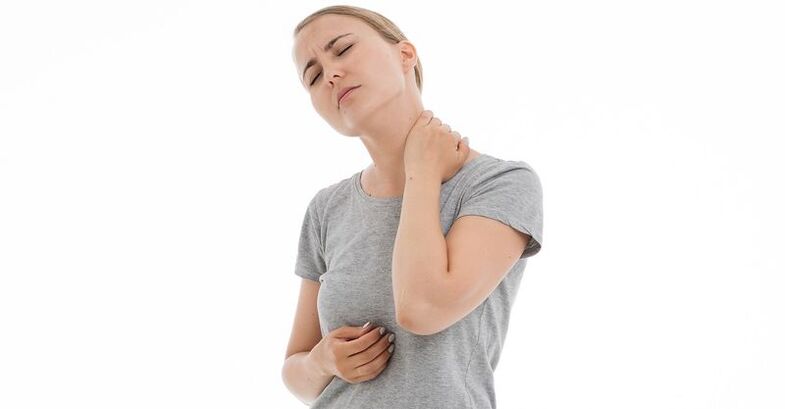 Pijn met cervicale osteochondrose
