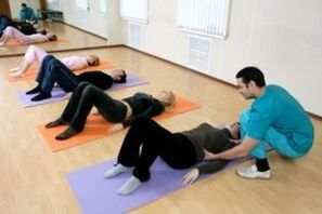 oefentherapie als behandelmethode voor osteochondrose